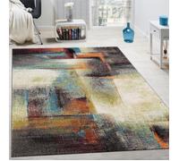 Tapis Design à Carreaux Contour Trendy Tape l'Oeil Multicolore [120x170 cm]