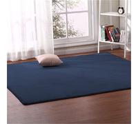Tapis Design Moderne Élégant Antidérapant et résistant à l'usure Facile d'entretien Rugs Bleu Marine-8 Grand Taille Poils Courts Home Moquette Décorez Votre Salon et Votre Chambre(100x160cm)