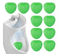 Tapis désodorisant pour urinoirs - 10 filtres naturels écologiques pour urinoir | Écrans d'urinoirs pour contrôle des odeurs pour hôtels, salles de bains, salles de bains, toilettes et auberges |