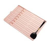 Tapis d'étagère latérale pour barbecue - Grand tapis épais résistant à la chaleur antidérapant - Spatule pour barbecue extérieur | Pour spatule, racloir, brosse, bouteille d'huile