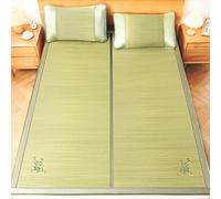Tapis d'été frais, tapis de couchage pliable pour climatisation, paille tissée et bambou, essentiel pour les temps chauds