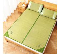 Tapis d'été frais, tapis de couchage pliable pour climatisation, paille tissée et bambou, essentiel pour les temps chauds