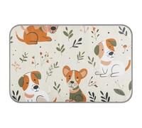 Tapis d'été pour chats - Tapis rafraîchissant pour chien mignon - 96,5 x 58,4 cm - Mat rafraîchissant pour animaux - Confortable - Tapette rafraîchissante pour mascotas - Taille M