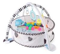 Tapis d'éveil 2-en-1 TinyMini Rond avec barrière