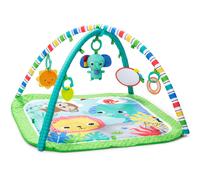 Bright Starts Tapis D'Éveil Et D'Activités Jungle Vert, 5 Jouets Inclus Et Détachables, Arche De Jeu Pliable
