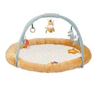 Nattou Tapis d'éveil avec Arche de Jeu et différentes activités, Blaireau Felix et âne Leo, en Polyester, Env. 90 cm, Felix et Leo, Beige