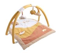 Tapis d'éveil 74x89x50cm en velours Jaune