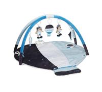 Tapis d'éveil bébé en velours - lazare bleu TU