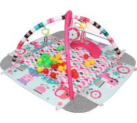 Tapis d'éveil avec arche de jeu et 30 balles sensorielles Tapis d'éveil interactif pour bébé