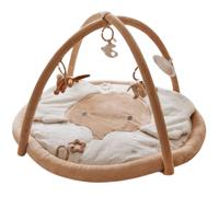 Noukies – Tapis d'éveil bébé Bali l'Eléphant – Sensoriel, jouets suspendus, lavable, motricité