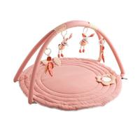 Sauthon – Tapis d'éveil Esmée – Arches en coton – Rose – 100 x 100 cm