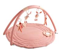 Sauthon – Tapis d'éveil Esmée – Arches en coton – Rose – 100 x 100 cm