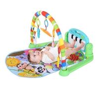 Tapis d'éveil bébé 4 en 1 - Marque non spécifiée - Contient 5 jouets suspendus - Vert