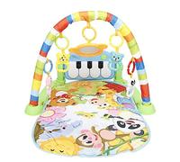 Tapis d'éveil Bébé avec Arche Amovible, Jouets - Développement Sensoriel et Moteur Progressif, Cadeau pour Nouveau Né, Enfant, Fille et Garçon, 80 x 41 x 48 cm (Vert)