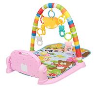Tapis d'éveil Bébé avec Musique et Lumières, Tapis d'activité pour Nourrissons, Tapis de Jeu bébé avec Arche de Jeu et Jouets Suspendus - Kick and Play Piano Gym pour Bébé Filles Garçons