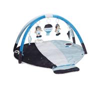 Tapis d'éveil bébé en velours - lazare bleu TU