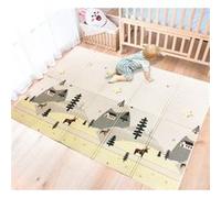 Tapis D'éveil Bébé Mamabrum 180 x 200 CM Épaisseur 1 CM - Tapis de Jeu Double Face XXL en Mousse Pliant Antidérapant G