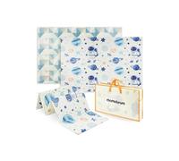 Tapis D'éveil Bébé Mousse, Pliable 2 faces 180*120, Favorise la Motricité & le Développement
