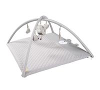 Tapis D'éveil Bébé Sensoriel - Roba Style - Avec Arches À 5 Jouets - 85 X 75 Cm - Gris Argenté / Tête D'ourson Gris