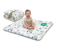 Tapis d'eveil chambre bebe - Matelas de sol enfant pour eveil jeux au de parc Tapis en Coton et 100 cm Certificat Oeko-Tex Afrique