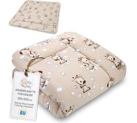 Tapis D'eveil Chambre Bebe - Matelas De Sol Enfant Pour Eveil Jeux Au De Parc Tapis En Coton Et Epais Pour Bébé Et Enfants 100 Cm Certificat Oeko-Tex Safari