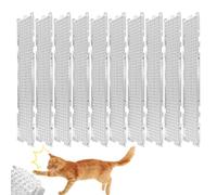Tapis d'éveil de chat - 16.54x3.15x0.39 pouces Tapis répulsif, surface dissuasive pour animaux de compagnie | Tapis anti-chat imperméable avec pointes, protection de jardin extérieur pour pra