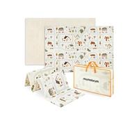 Tapis d'eveil évolutif en Mousse éveil Bébé Mamabrum 180*120, Double Faces, Facile à Nettoyer, Imperméable, Pliable Sac Rangement