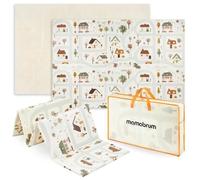 Tapis d'eveil evolutif en Mousse éveil Bébé Mamabrum 180*120 cm, Double Faces, Facile à Nettoyer, Imperméable, Pliable Sac Rangement G