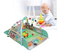 Tapis d'Eveil évolutif multifonction 5-en-1 Bright Starts - jouets musical 30 balles incluses - vert