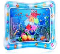 Tapis d'éveil gonflable premium pour bébés et jeunes enfants tapis de jeu rectangulaire avec pompe centre d'activités pour bébés