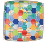 Infantino Tapis d’éveil Pliable en Mousse Souple, Très Grande Taille, Facilement Transportable, Côtés Rabattables, Antidérapant, Tapis d’éveil Bébé et Jeunes Enfants, Motifs Multicolore
