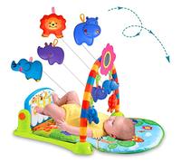 Tapis d'éveil interactif avec arche de jeu, hochet, piano Ricokids