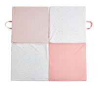 Tinéo - Maxi tapis d'éveil imprimé Mon Cœur - Tapis de jeux bébé et tapis de motricité bébé en mousse déhoussable et pliable - Multifonction 3 en 1 - Grande surface de jeu - Dès la naissance