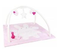Tapis d'éveil musical carré Ange Lapin Rose G