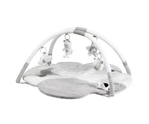 Tapis d'éveil nuage avec arches en polyester - celeste blanc TU