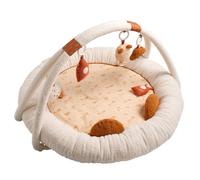 Tapis d'éveil ours en bouclette beige