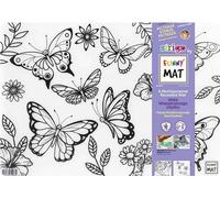 Tapis d'éveil papillon coloré - un plaisir créatif pour les enfants ! Effaçable et réutilisable, idéal pour développer l'imagination et la créativité des tout-petits.