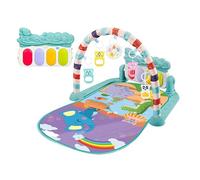 Tapis D'eveil Piano, Tapis D'éveil Bébé Avec Musique Et Lumières, Tapis Musical D'Éveil Pour Bébé, Tapis De Jeu Bébé Avec Arche Et Jouets Suspendus, Tapis Activités Bébé Pour Filles Garçons