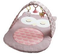 Hape Arche de Jeu Chouette Sina - Tapis d'éveil épais et Doux - Idéal également pour Les déplacements - Jouet pour bébé dès la Naissance