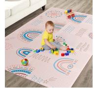 Tapis d'éveil pliable réversible et imperméable - 180x120x1cm | Tapis de jeu enfant en mousse - NORDIC | SUPERBE BEBE