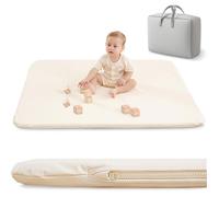 Tapis d'éveil - SUTEO - BPM-M01 - Extra épais - Imperméable - Super doux Beige Beige TAPIS D'EVEIL