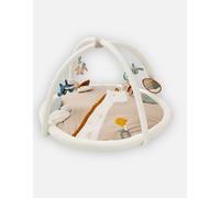 NOUKIE'S - Tapis d'Éveil Bébé Veloudoux Stegi La Girafe - Tapis d’Activités Sensoriel avec Jouets Suspendus - Motricité, Développement Éveil - Lavable Machine - Naissance - Cadeau