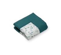 Tapis d'éveil ULLENBOOM pour bébé 100x100 cm - 100% OEKO-TEX - Fabriqué dans l'UE, épais rembourré -Eucalyptus pétrole- Idéale comme tapis de jeux bébé, tapis de motricité et tapis de sol pour enfant