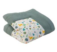 Tapis d'éveil ULLENBOOM pour bébé 100x100 cm - 100% OEKO-TEX - Fabriqué dans l'UE, épais rembourré - forêt tropicale - Idéale comme tapis de jeux bébé, tapis de motricité et tapis de sol pour enfant