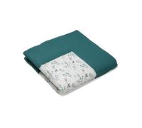 Tapis d'éveil ULLENBOOM pour bébé 140x140 cm - 100% OEKO-TEX - Fabriqué dans l'UE, épais rembourré -Eucalyptus pétrole- Idéale comme tapis de jeux bébé, tapis de motricité et tapis de sol pour enfant