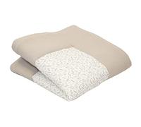 Tapis d'éveil ULLENBOOM pour bébé 140x140 cm - 100% OEKO-TEX - Fabriqué dans l'UE, épais rembourré - Sable floral - Idéale comme tapis de jeux bébé, tapis de motricité et tapis de sol pour enfant