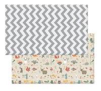 Tapis d'éveil Zig Zag Gris Beige G
