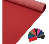 Tapis d'événement ANRO - Tapis de mariage VIP - Tapis de réception - 300 x 140 cm - Rouge brique