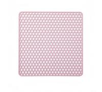 Tapis d'évier de cuisine en silicone mesurant 30 cm, protection efficace contre les dommages tout en gardant votre espace propre (rose)