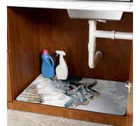 Tapis d'évier de cuisine imperméable - Tapis de séchage absorbant avec séchage rapide et motif abstrait pour une protection du plan de travail et un nettoyage facile, 60 x 90 cm